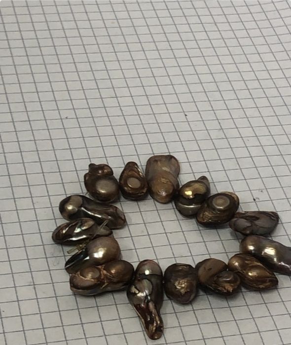 Редкий браслет барочный жемчуг