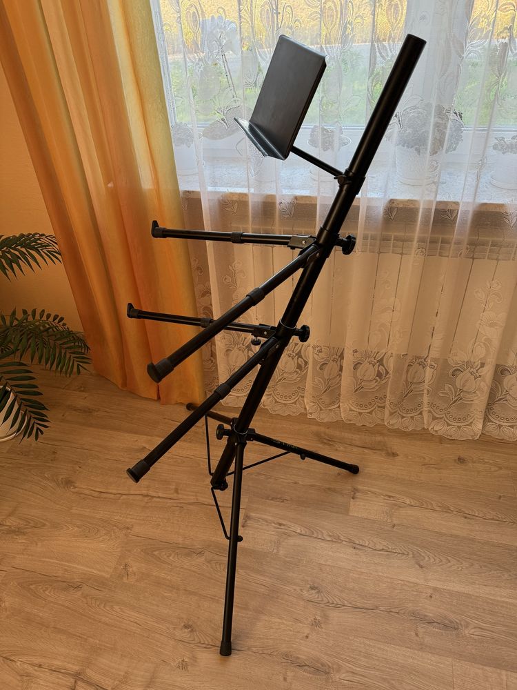 Statyw pod keyboard pulpit na nuty piano dwa keyboardy stim