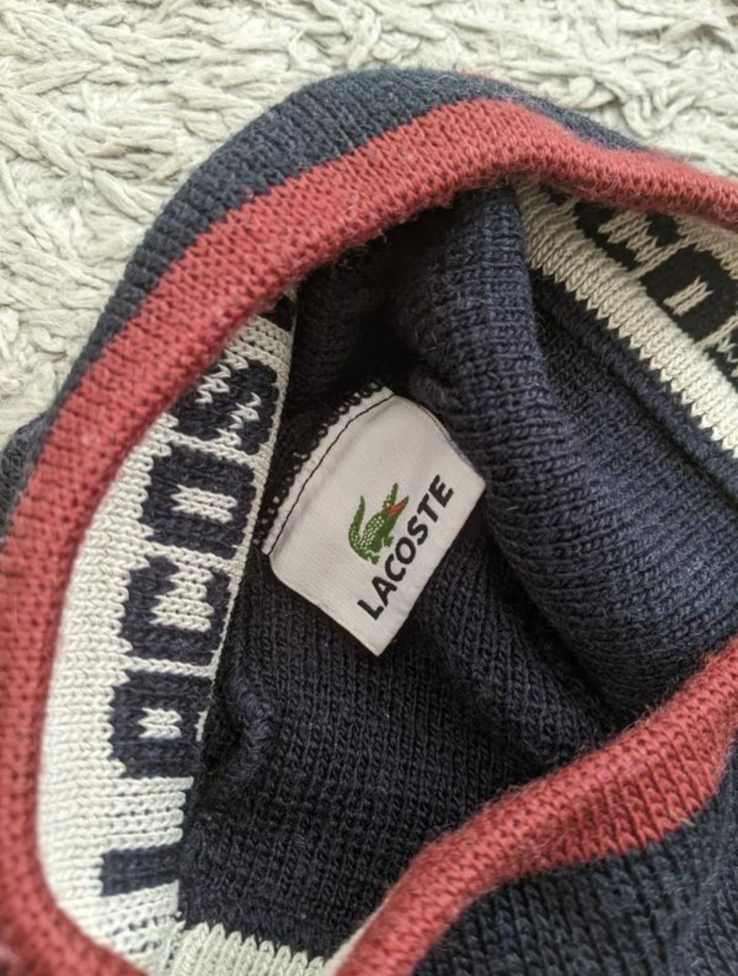 Шапка lacoste, one size, оригінал, вінтаж