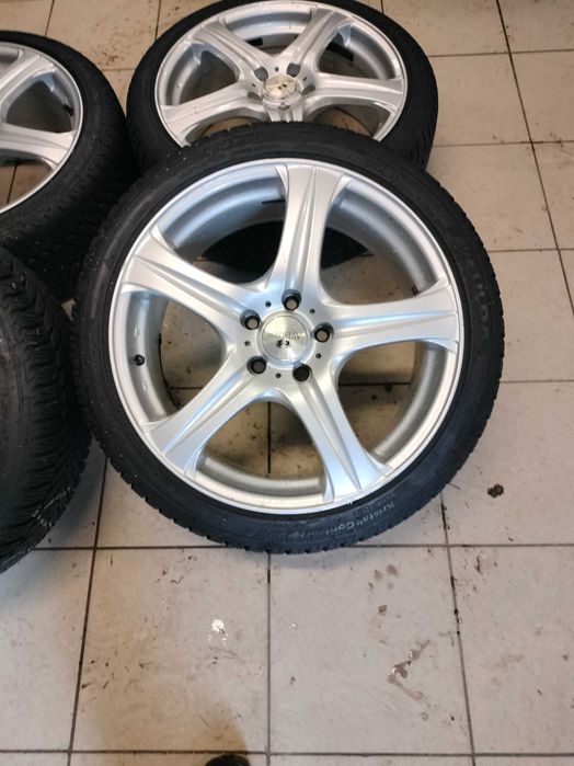 koła AVERSUS 18 cali 5x112 Audi VW Mercedes  225/40r18 ZIMA JAK NOWE!!