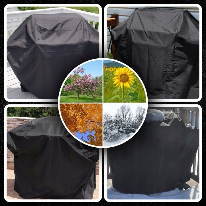Duży Pokrowiec Osłona na Grill Gazowy Grilla Wodoodporny 145x61x117 cm