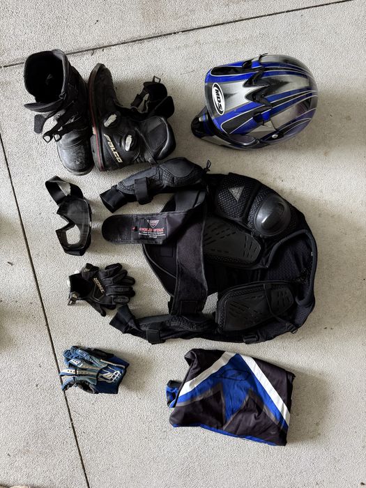 Equipamento motocross