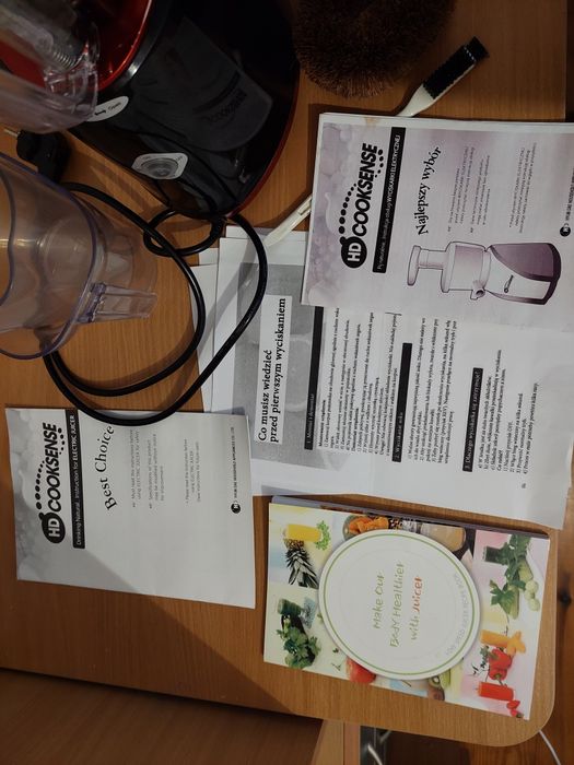 Wyciskarka wolnoobrotowa Cooksense 2w1