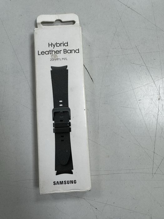 Ремінець до Samsung Galaxy Watch Hybrid Leather Band (M/L) Black
