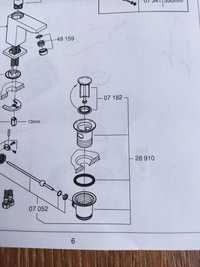 Grohe 28910.   korek do umywalki 28 910