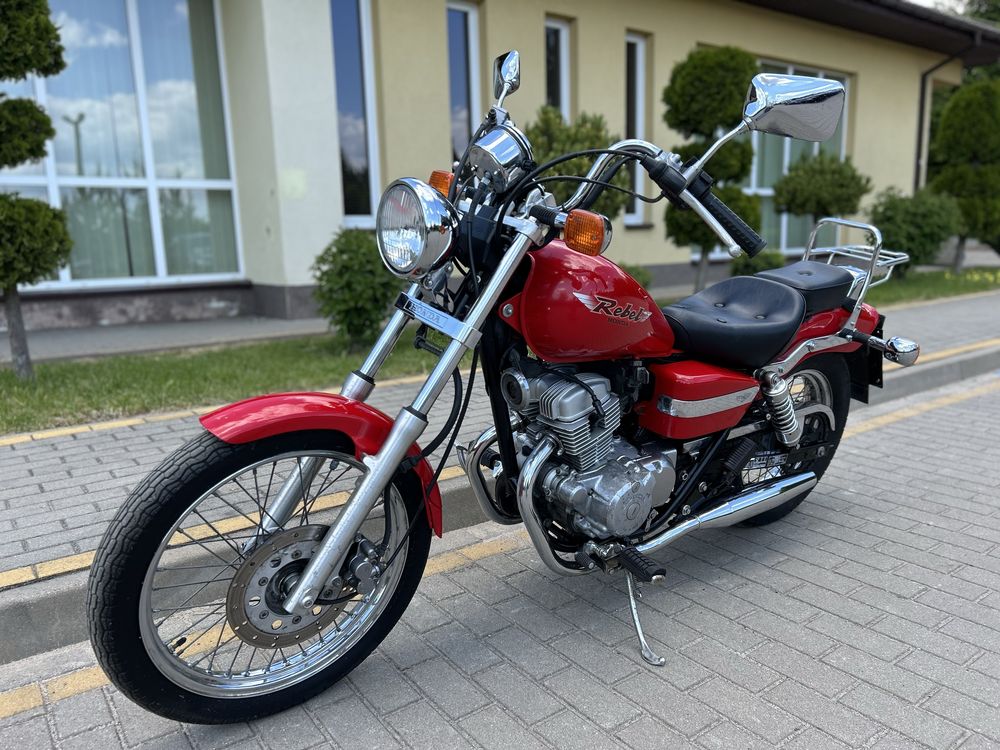 Honda Rebel 125 /Kat B/ Zadbany/ Bezwypadkowy/ RATY virago Intruder