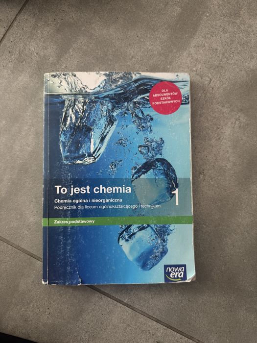 Podręcznik z Chemi 1 liceum/technikum