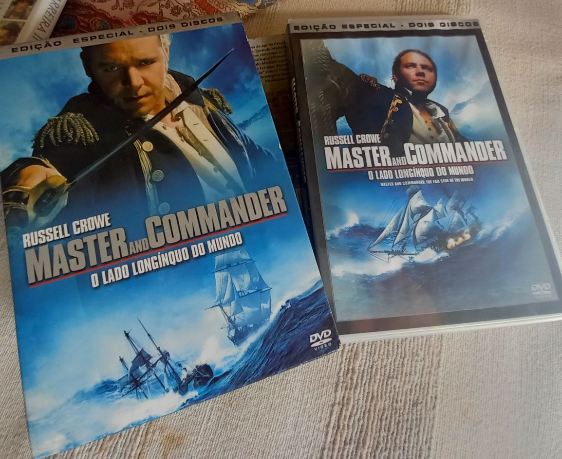 Dvd duplo filme Master and Commander Russel Crow