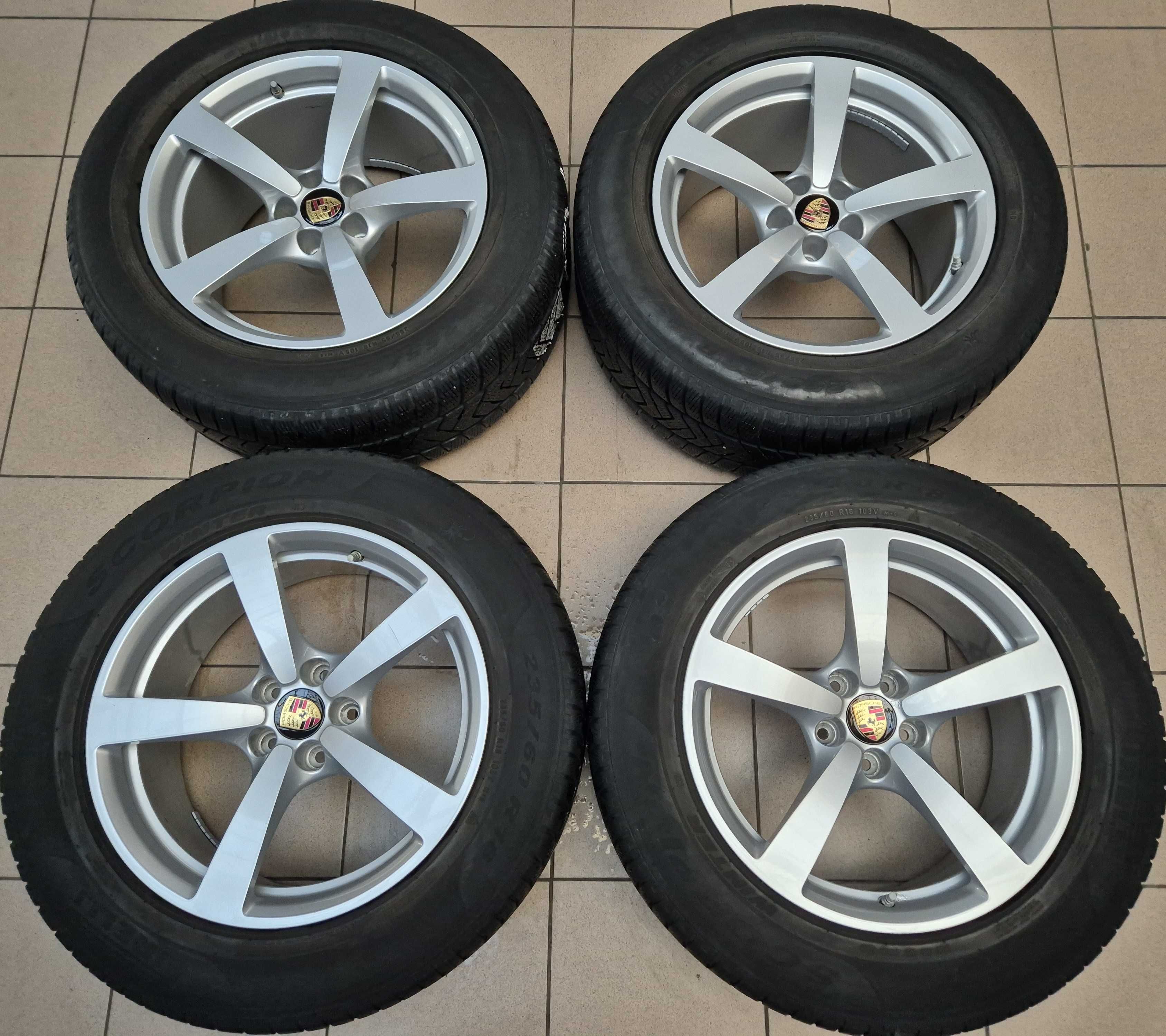 KOŁA r18 ZIMOWE 255/55r18 235/60r18 PORSCHE Macan 5x112 8x18 9x18 ET21