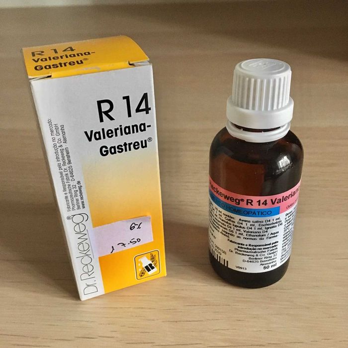 Solução homeopática valeriana 50ml - Dr. Reckeweg R14