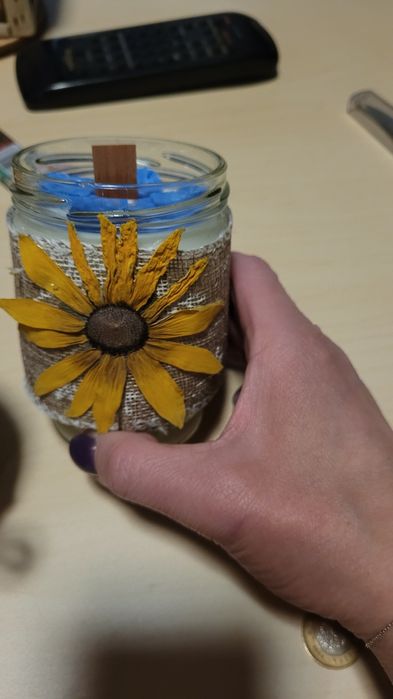 Świece z wosku sojowego