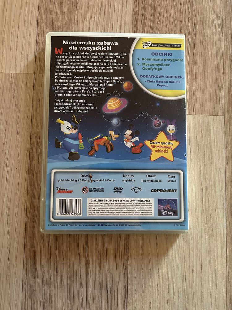 Klub Przyjaciół Myszki Miki DVD Kosmiczna Przygoda