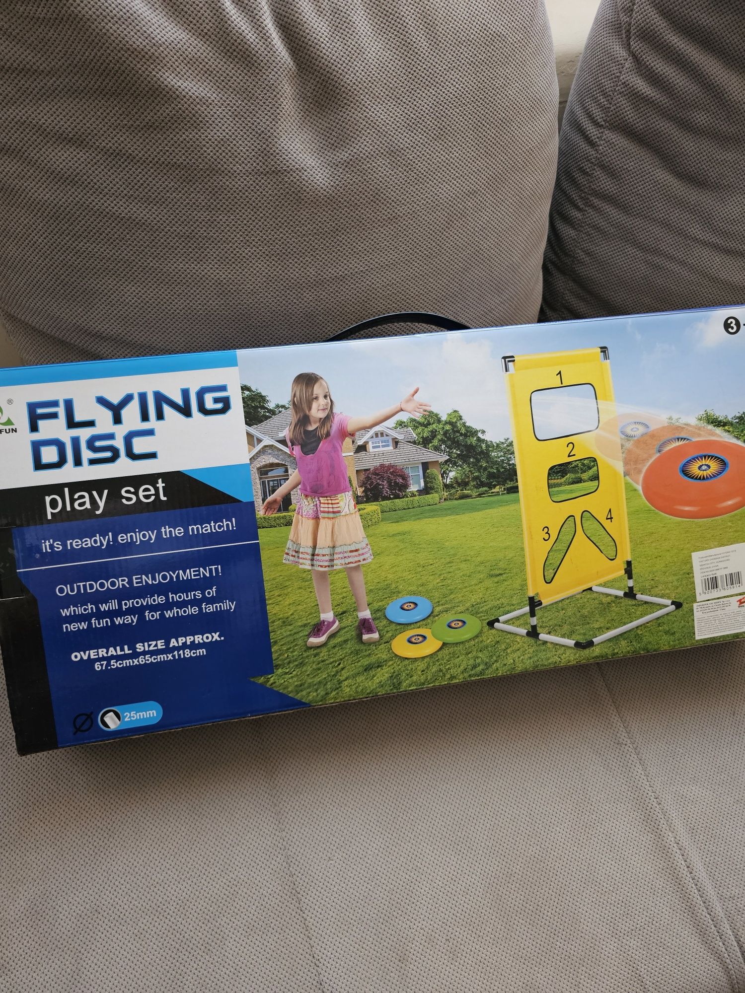 Latający dysk Frisbee, Flying Disc play set zestaw do gry Midex dyski