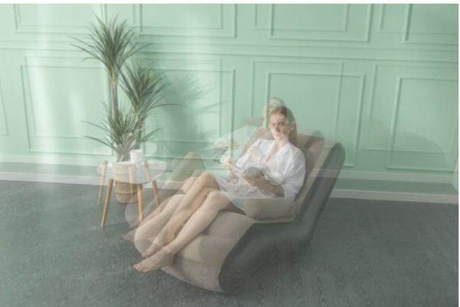 Надувной S-образный ленивый диван, Надувная мебель для дома