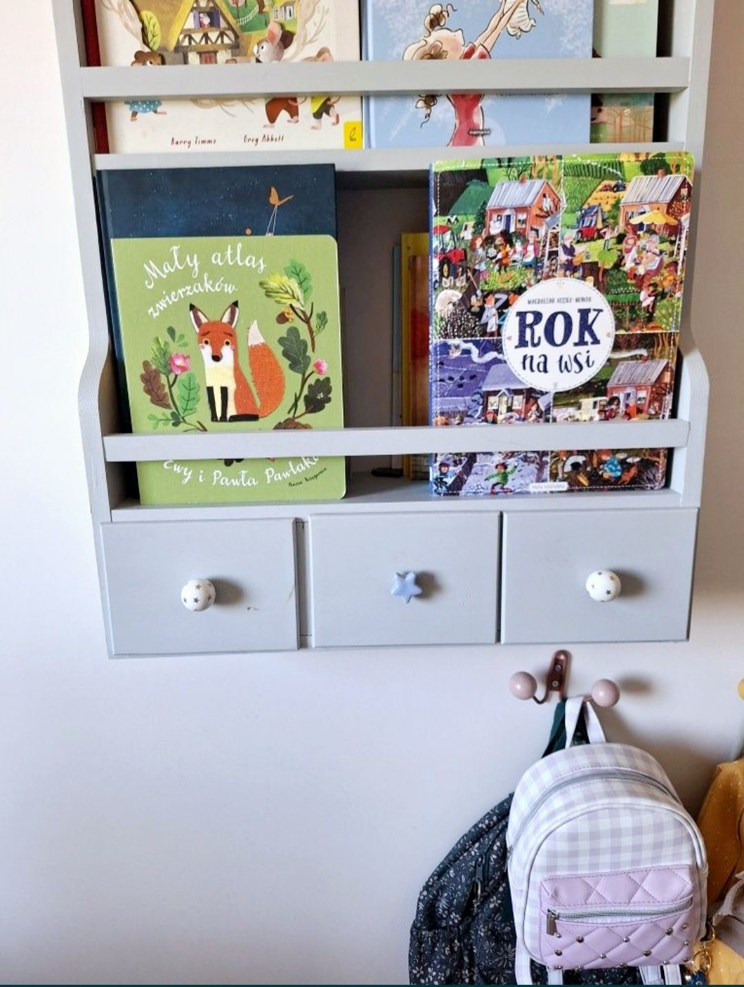 Biblioteczka półka na książki dla dzieci