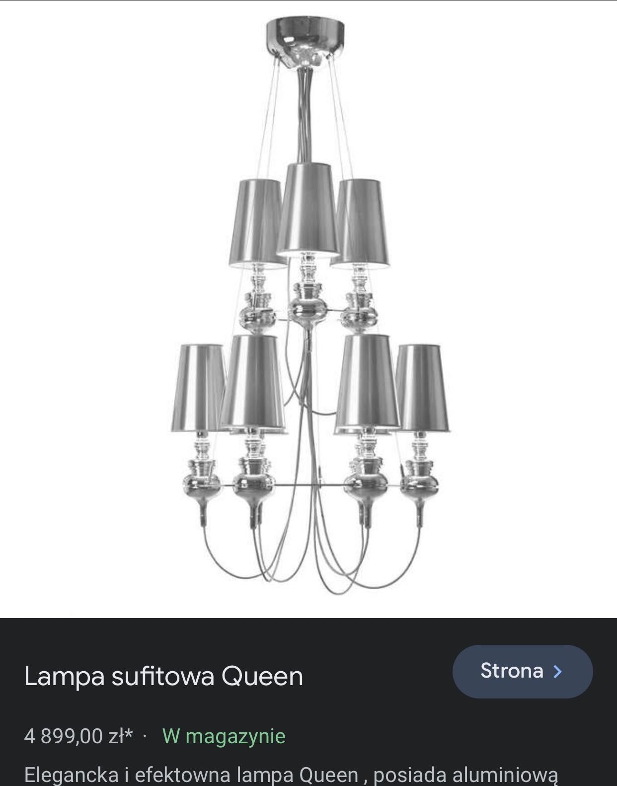 Lampa sufitowa Queen