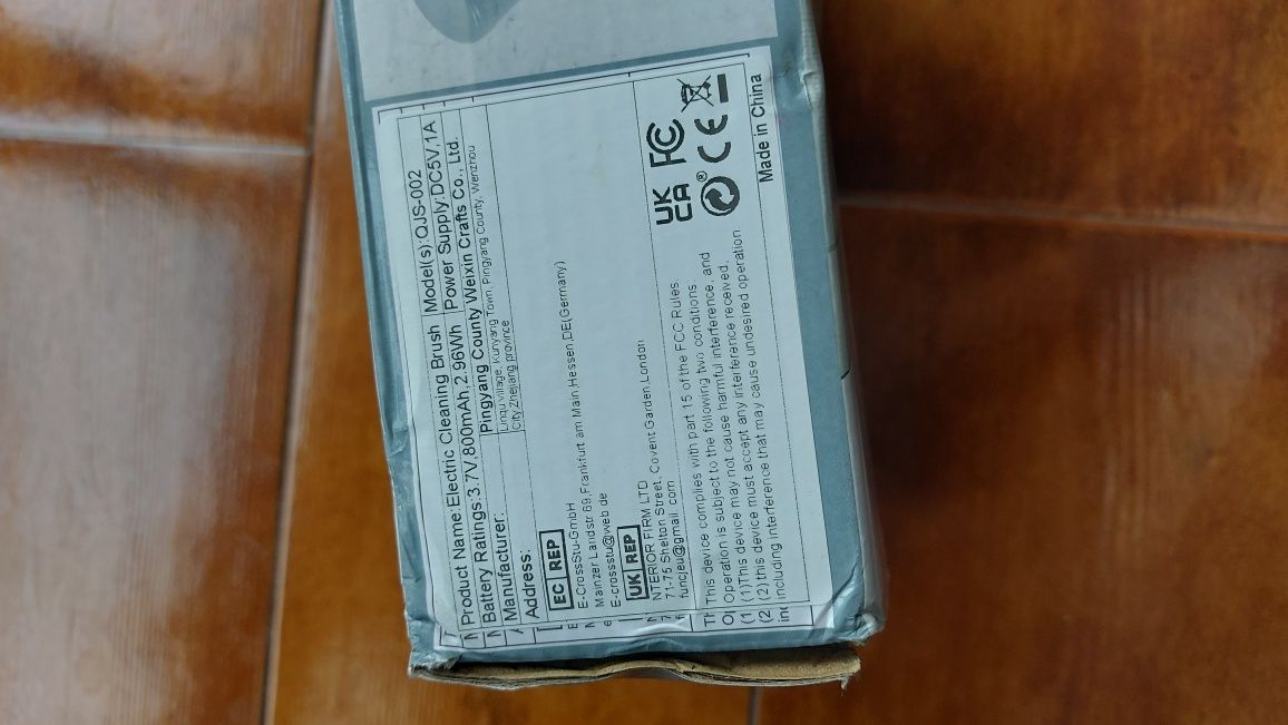 Escova de limpeza eletrica