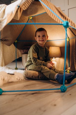 НОВИНКА! Халабуда-конструктор для детей, детская вигвам-палатка
