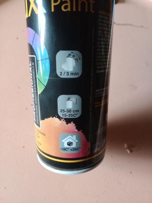 Tinta spray alumínio