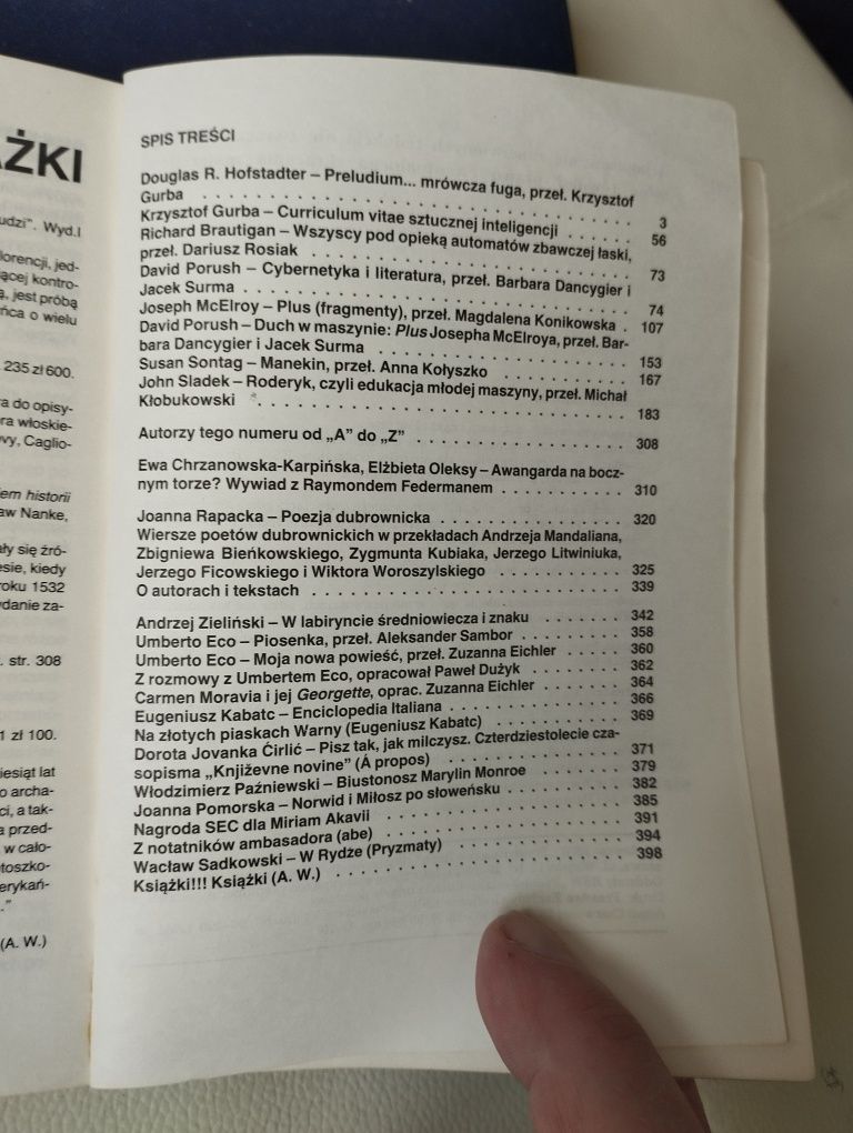 Literatura na świecie 10/88