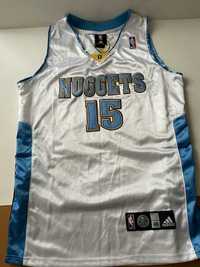 Koszulka koszykarska Denver Nuggets #15 Anthony Adidas L