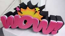Litery logo ze styroduru litery 3d blokowe szybka realizacja