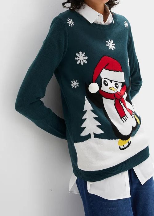 B.P.C sweter świąteczny bożonarodzeniowy ^48/50