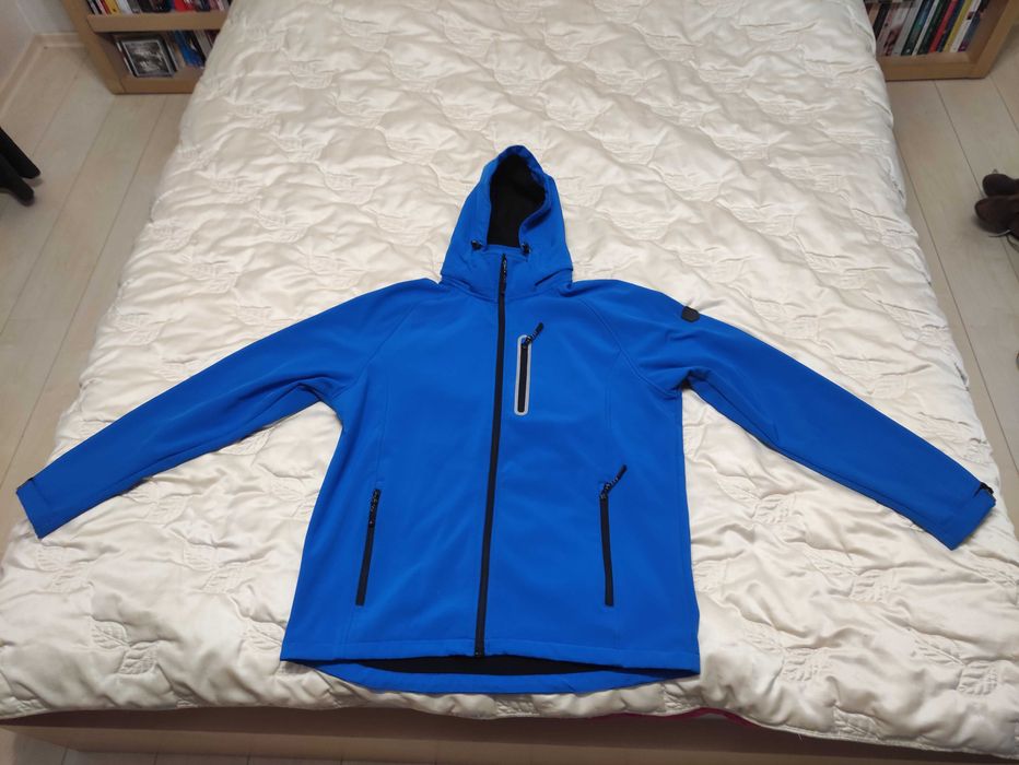 Męska kurtka softshellowa trekkingowa Kjelvik Kevan r. XL bdb