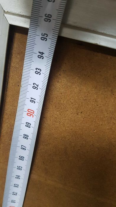 Quadro com moldura em aluminio