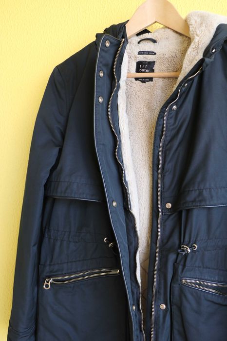 Casaco preto inverno ZARA