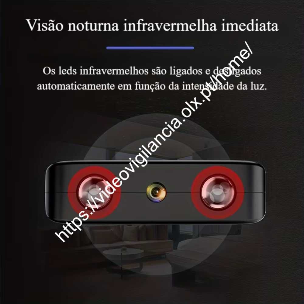 Micro Câmara Espia S/FIOS ‼️ Visão Noturna FullHD ‼️ Deteção Movimento