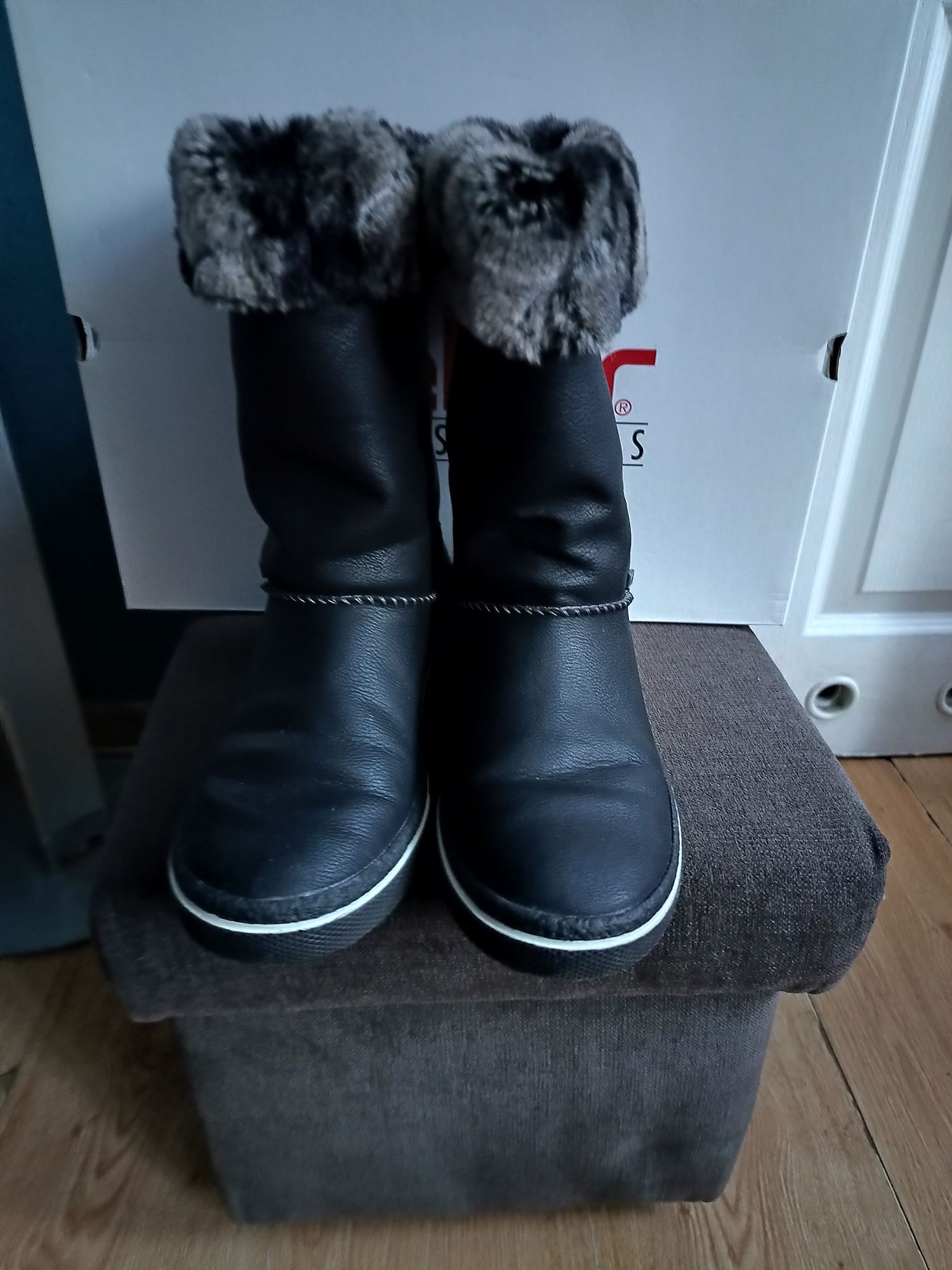 Buty kozaki damskie Rieker
