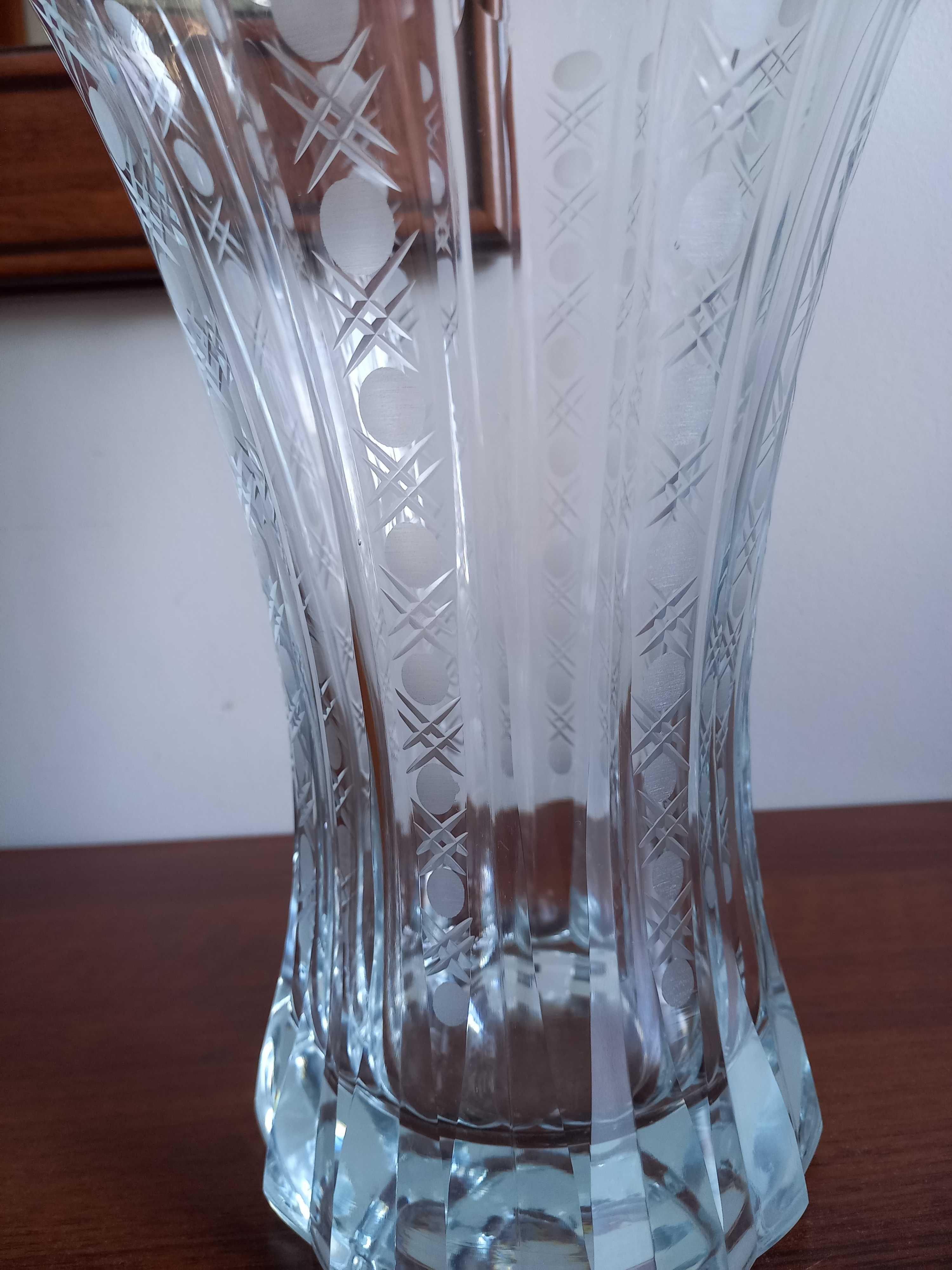 Duży szklany wazon 42 cm