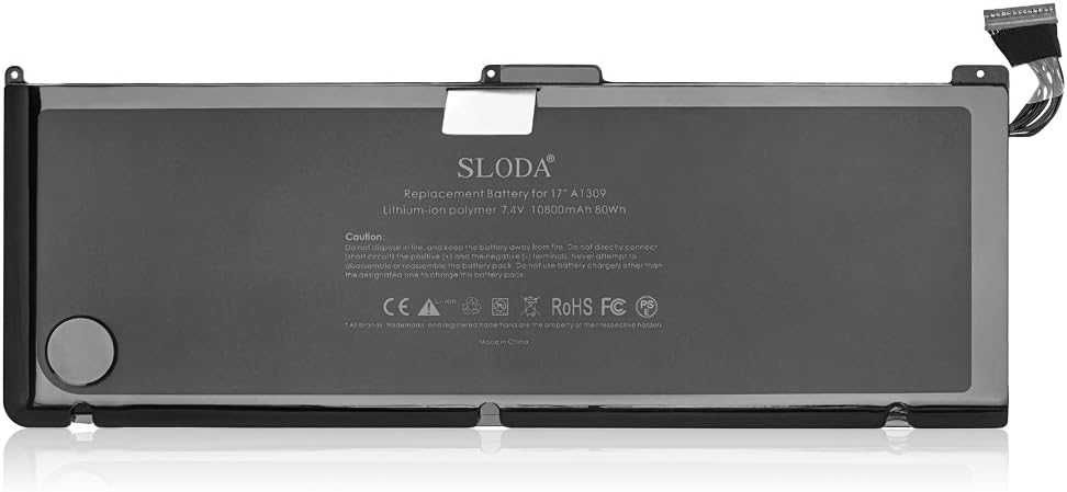 Bateria do laptopa SLODA A1309  MacBook Pro 17" 1080 mAh