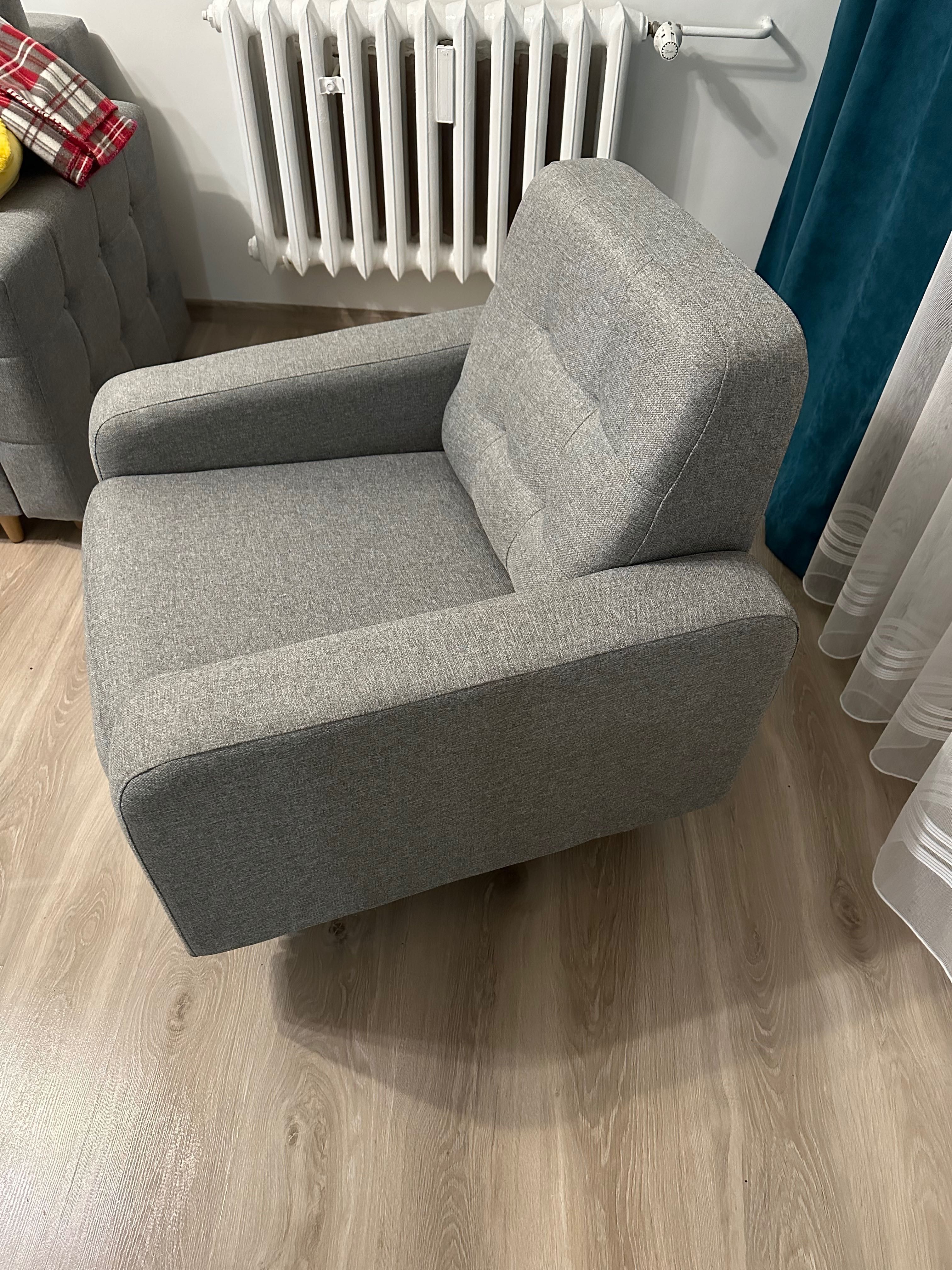 Kanapa (sofa) + fotel + stolik