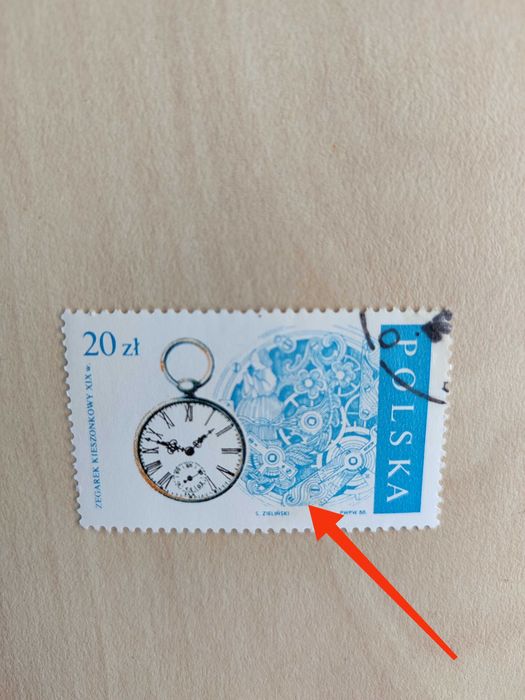 Znaczki z 1988: Stare zegary, PRL, vintage