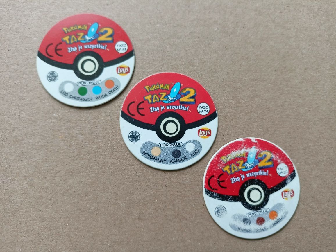 Pokemon TAZO 2 3D set 2 na sztuki