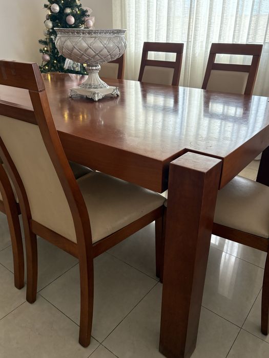 Mesa Madeira 8 lugares