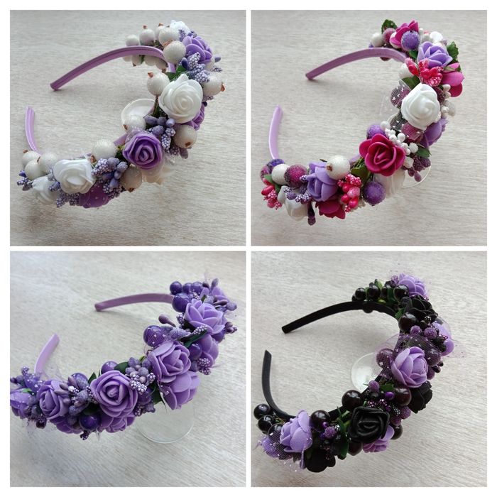 Любой 100 грн Обруч ободок веночек