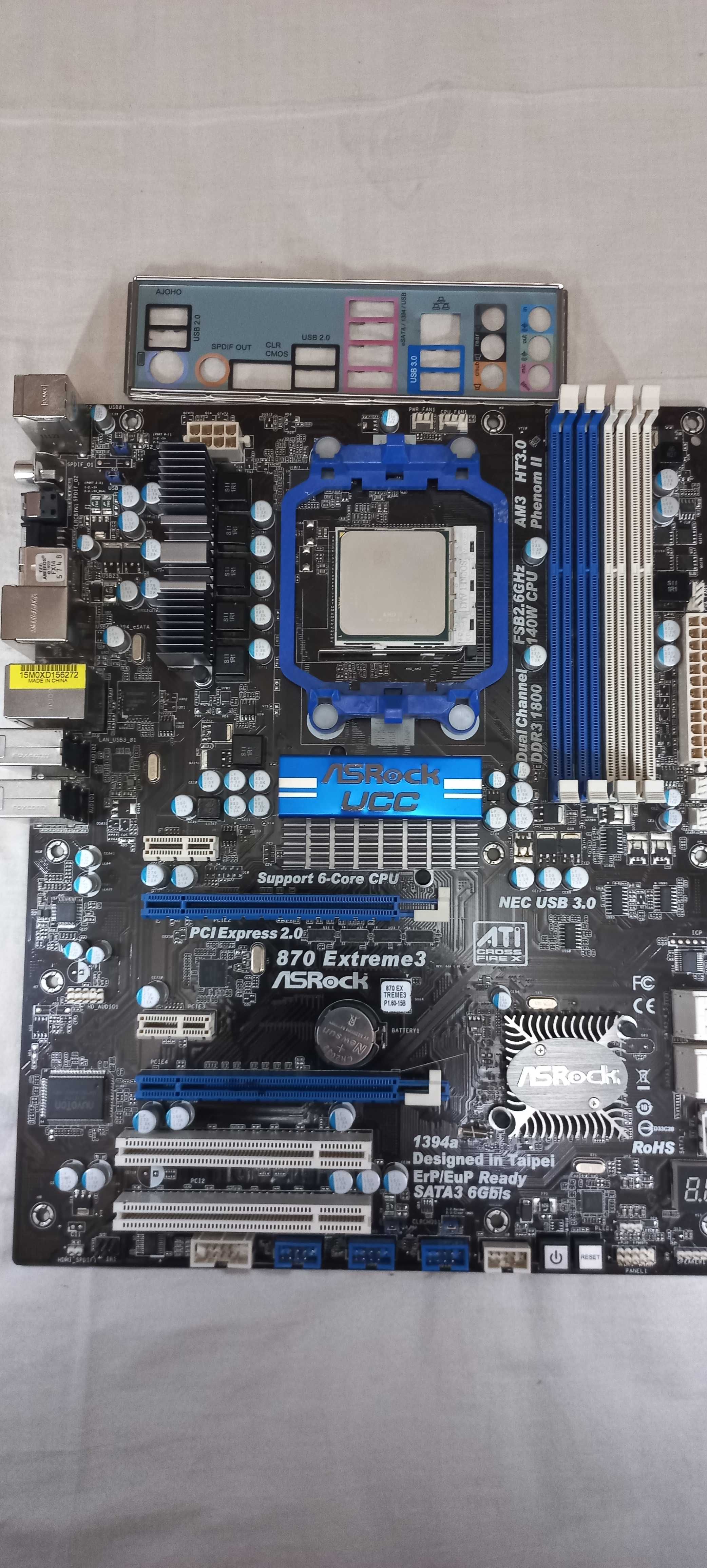 AsRock 870 Exstreme3 sAM3 + Phenom x 6  3400Mhz