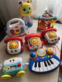 Інтерактивні розвиваючі іграшки , піаніно, телефони, роботи і т д