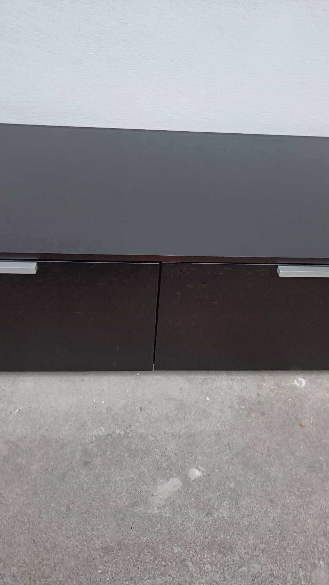 Móvel em Madeira Wengué com 2 Gavetas (Fabricante: Linha Recta)