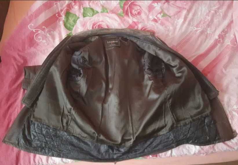 Куртка чоловіча шкіряна зимова утеплена.Зимняя кожанная куртка 60 разм