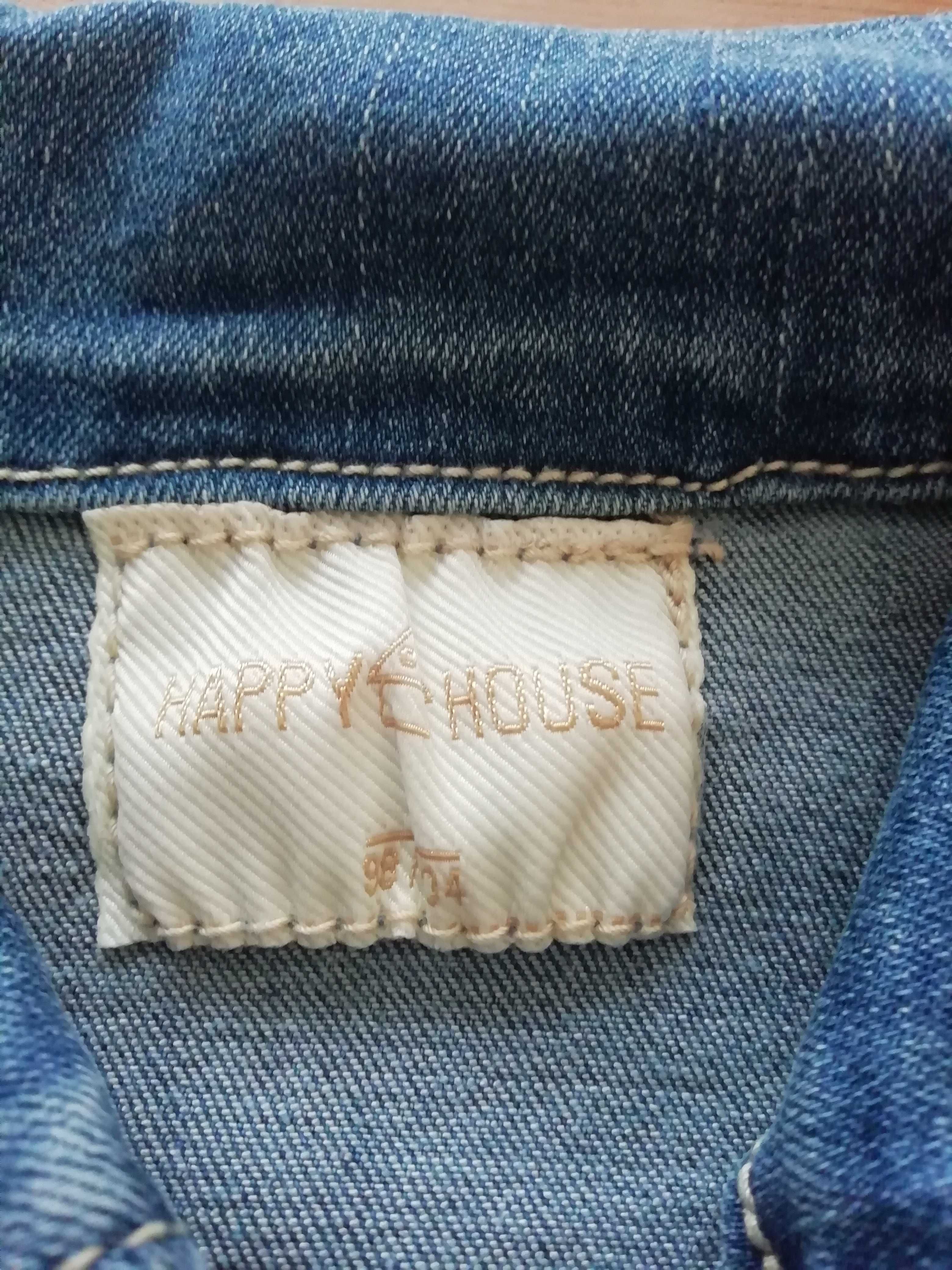 Kurtka jeansowa Happy House r. 98/104 4 lata jak nowa