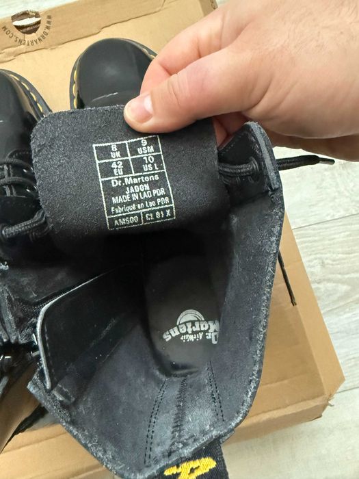 Dr. Martens Jadon Black Patent Lamper 42 – jak nowe