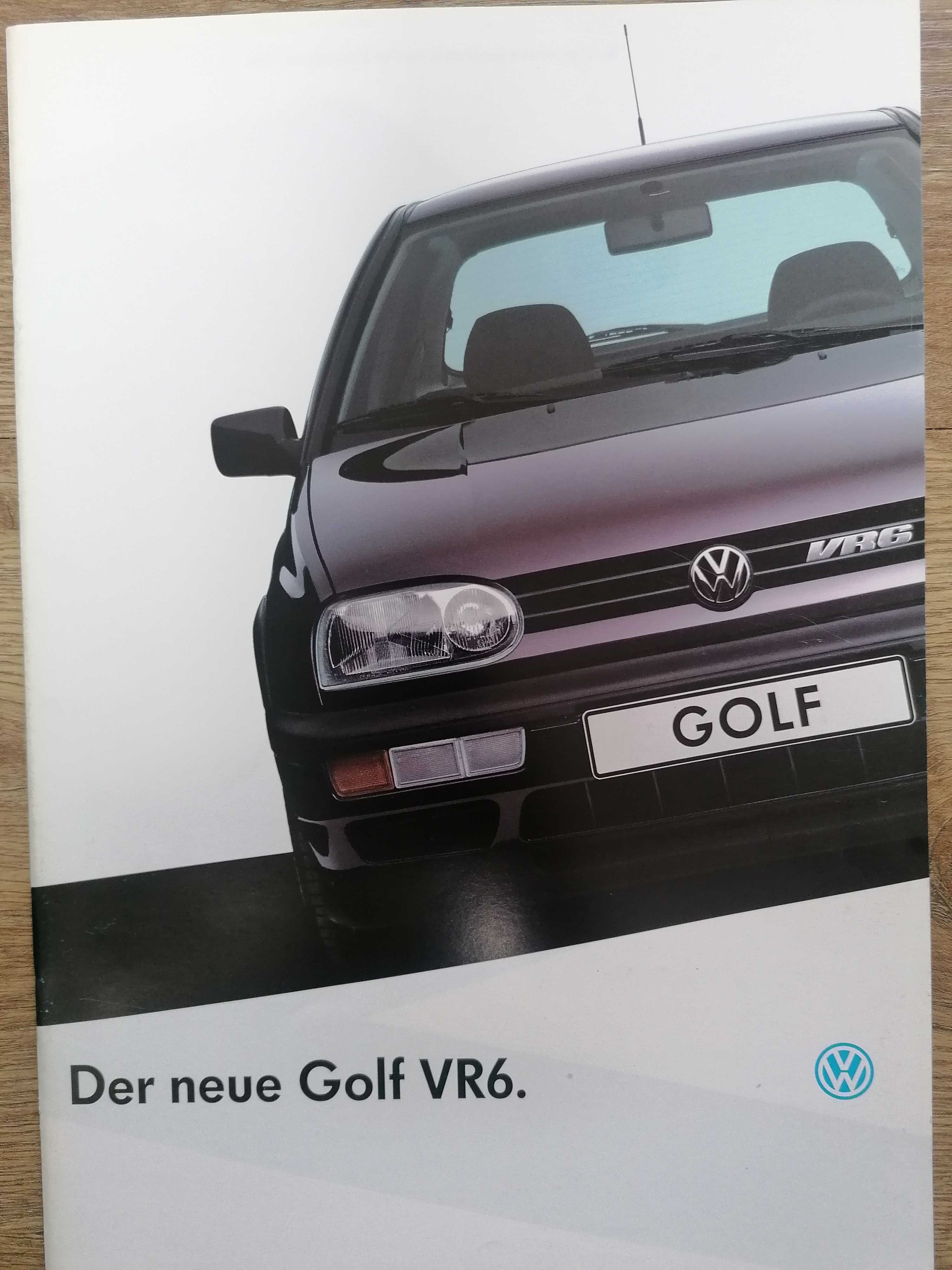Prospekt VW Golf III VR6