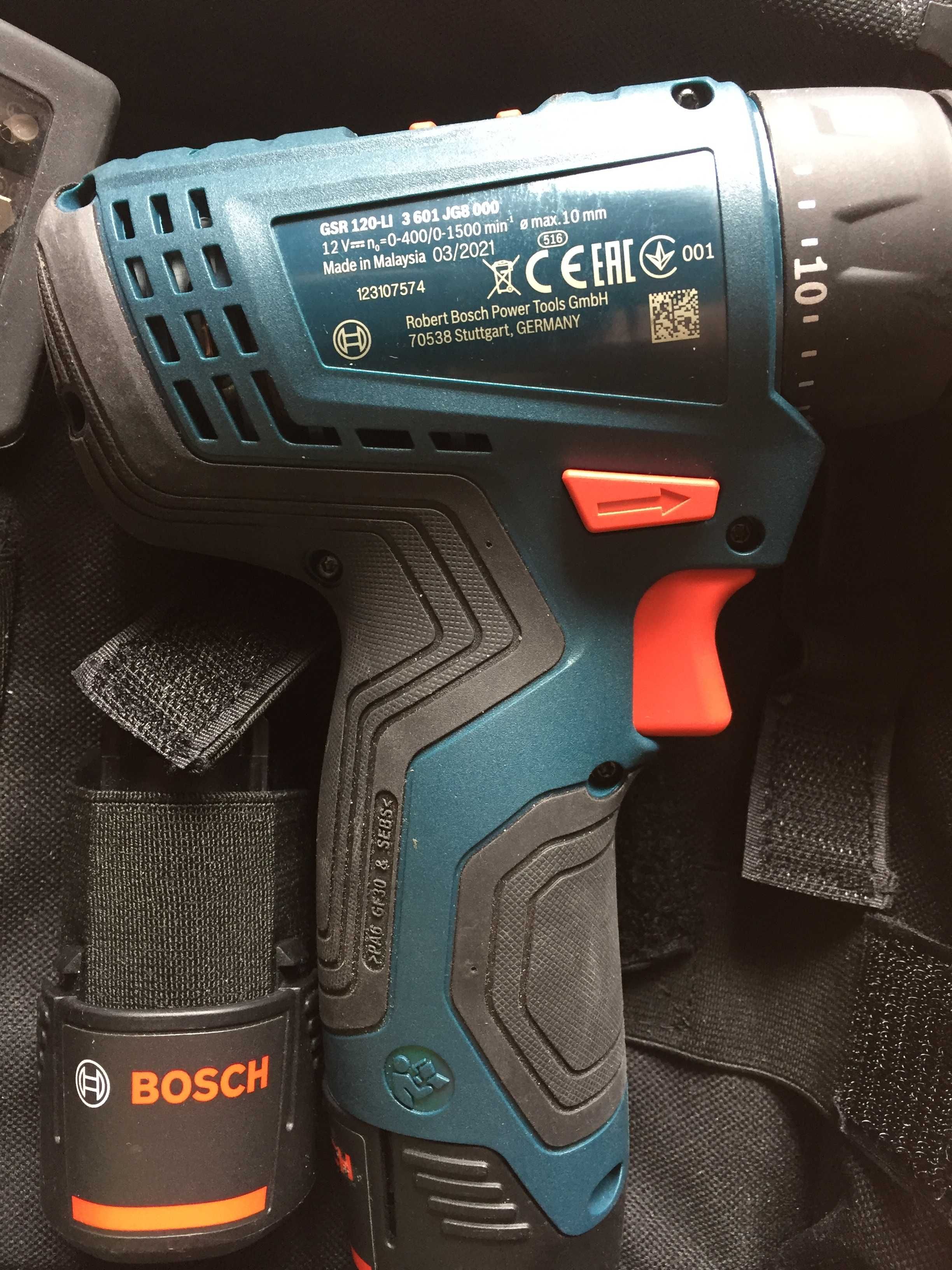 Wkrętarka Bosch GSR 120-LI + Bity