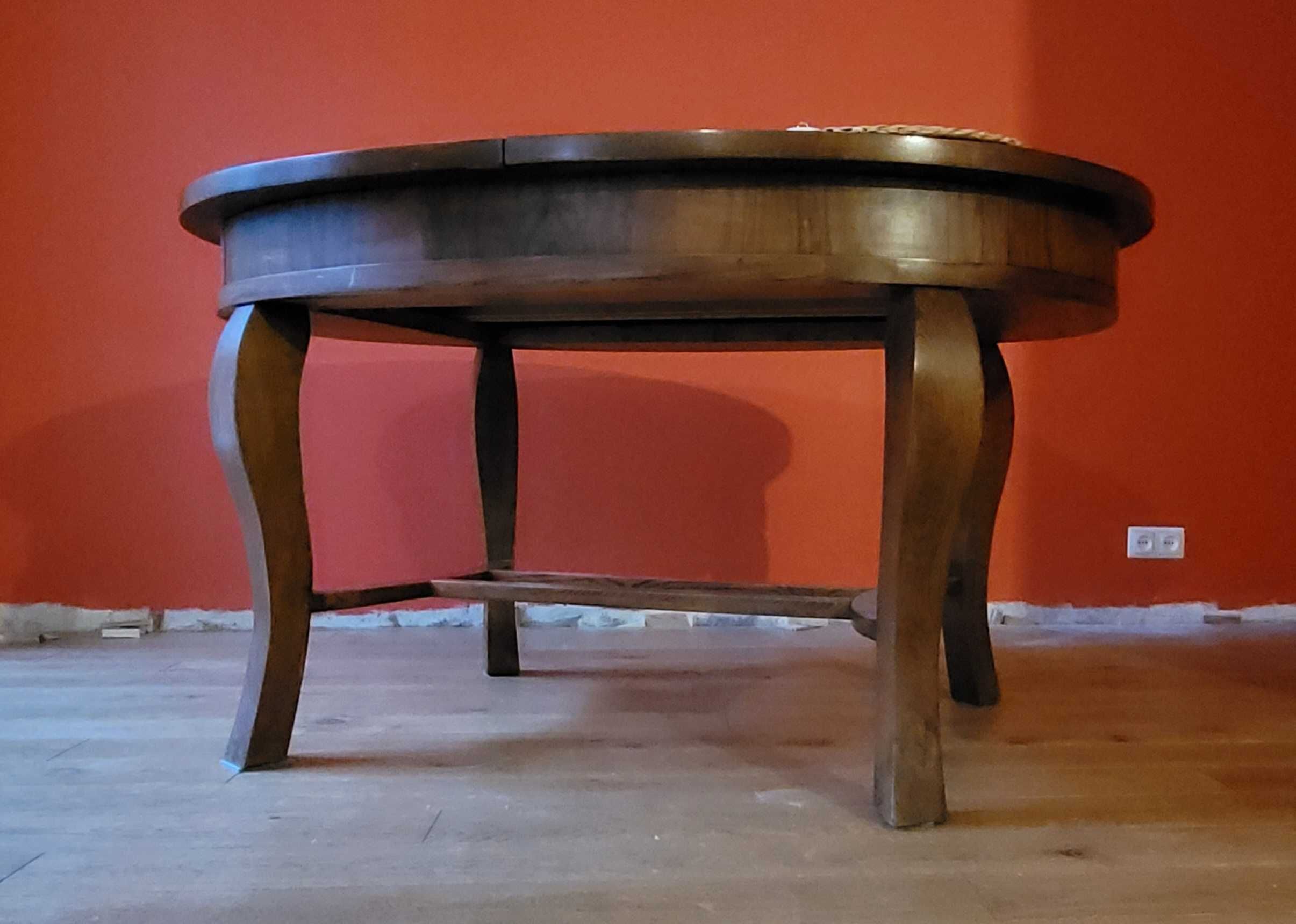Stary stół drewniany rozkładany Antyk