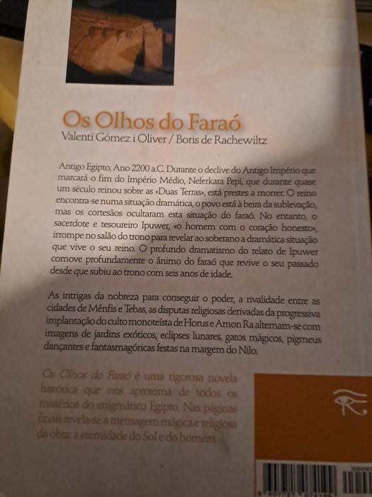 Os olhos do Farao/Valenti Gomez i Oliver.- 2006