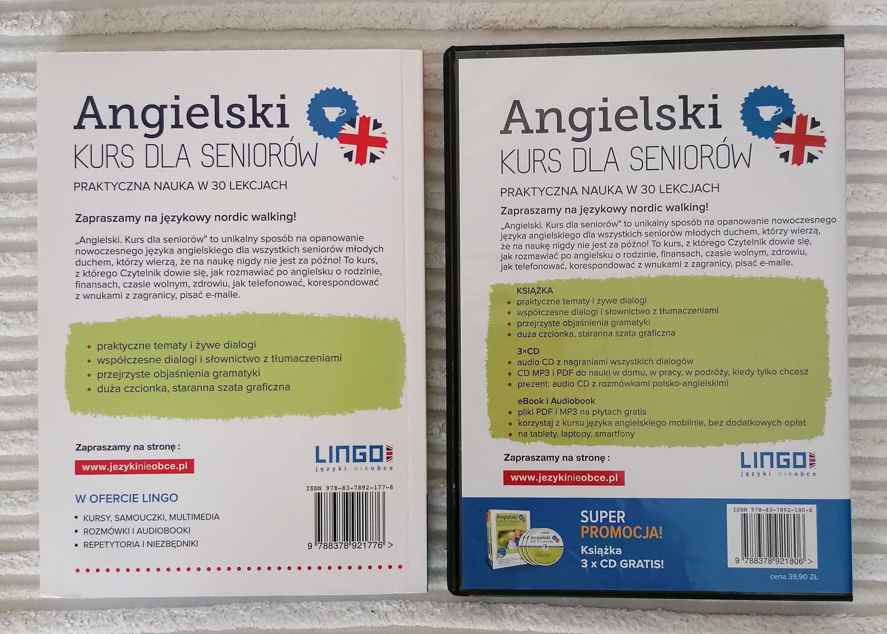 Angielski kurs dla seniorów – z płytami CD